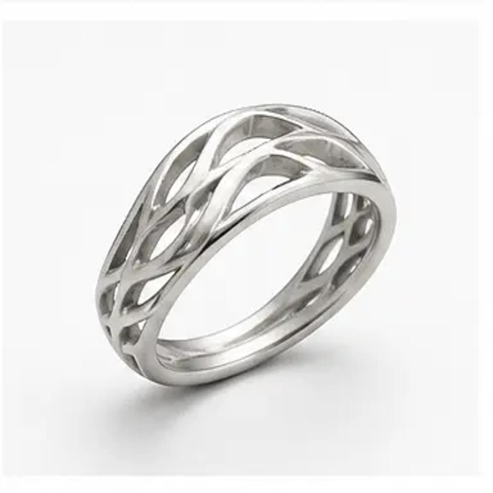 Arc ring Silver